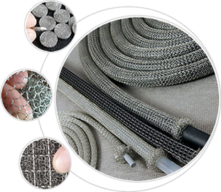 Versatile knitted mesh filters with diverse shapes for depth filtration